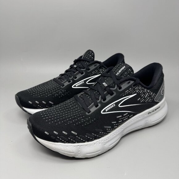 Mens Brooks Glycerin 20 Running Shoes Sz 9 Used Black 1103821D059 Black Mesh main image 7